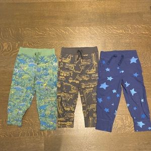 Gap toddler boy’s pants. Playtime Favorite style. Three pairs, size 3 years.